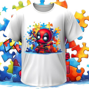 Футболка "Аутизм аутист пазли Дедпул 1" ВСІ Розміри Преміум тканина
