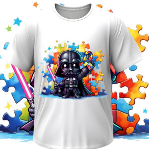 Футболка "Аутизм аутист пазли Дарт Вейдер 1" ВСІ Розміри Преміум тканина