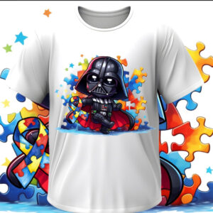 Футболка "Аутизм аутист пазли Дарт Вейдер" ВСІ Розміри Преміум тканина