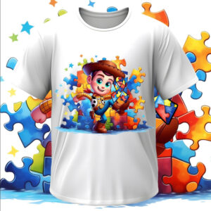 Футболка "Аутизм аутист пазли Вуді Історія іграшок" ВСІ Розміри Преміум тканина