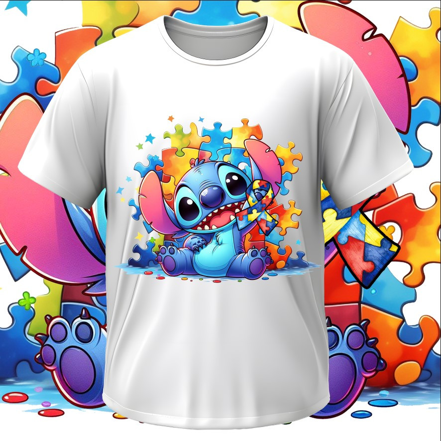 Футболка "Аутизм аутист Ліло і Стіч пазли 6" ВСІ Розміри Преміум тканина