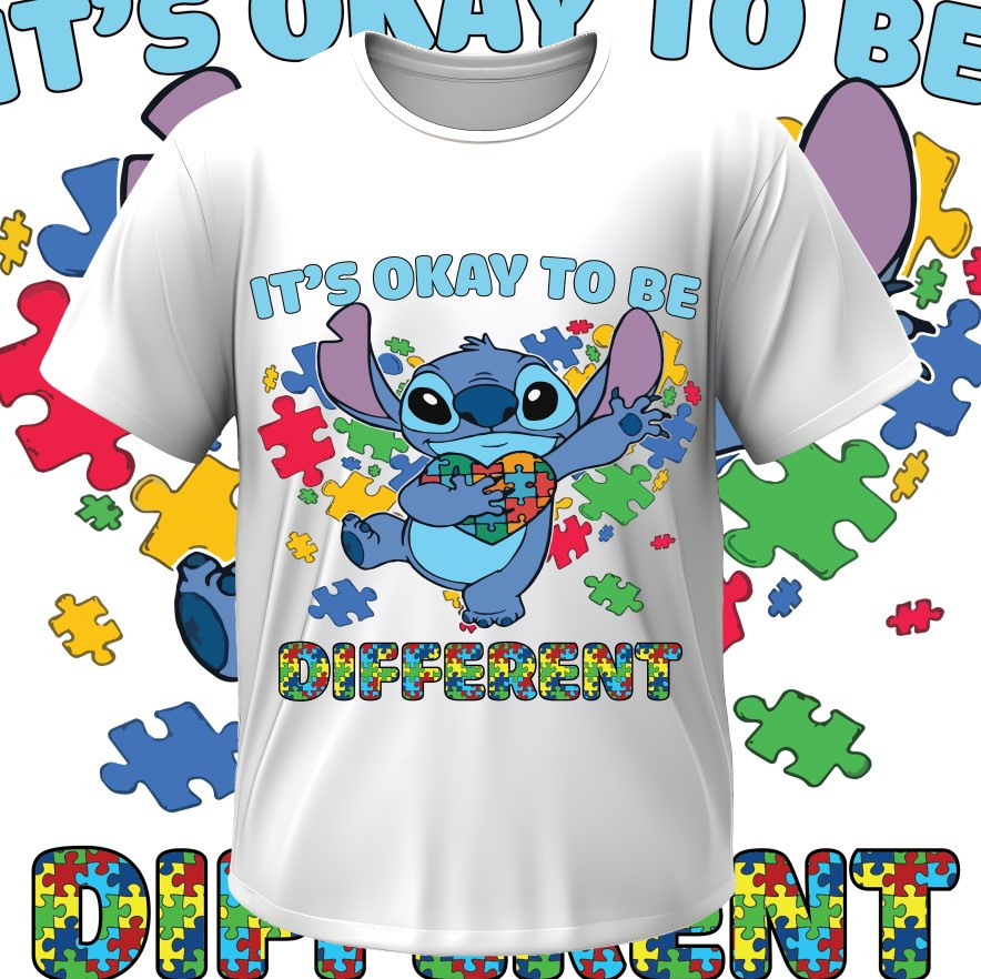 Футболка "Аутизм аутист Ліло і Стіч пазли 2" ВСІ Розміри Преміум тканина