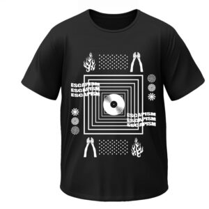 Футболка "Escapism музика" ВСІ Розміри Преміум тканина