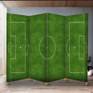 Декоративний екран ширма з принтом "Футбольне поле футбол гра"