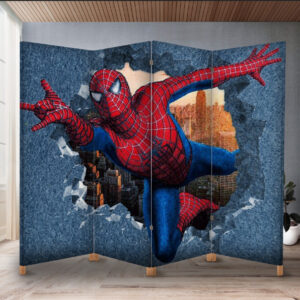 Декоративний екран ширма з принтом "Спайдермен людина павук марвел"