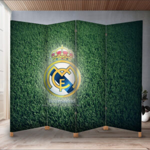 Декоративний екран ширма з принтом "Реал емблема лого футбол клуб команда 1"