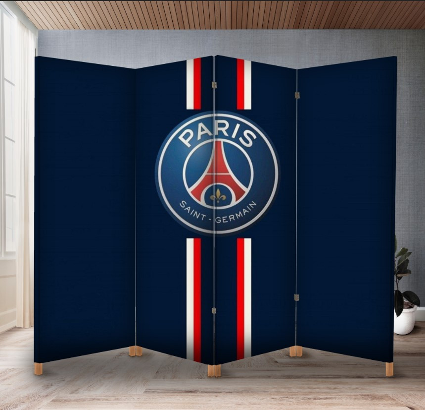 Декоративний екран ширма з принтом "ПСЖ футбол клуб команда"