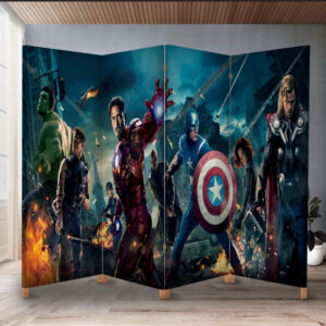 Декоративний екран ширма з принтом "Марвел месники постер"