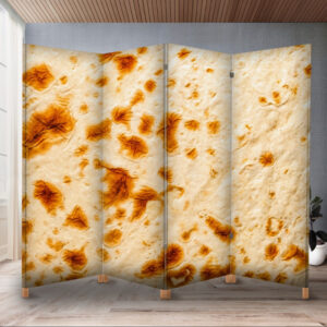 Декоративний екран ширма з принтом "Лаваш текстура хліб"