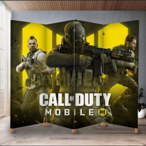 Декоративний екран ширма з принтом "Кал оф дюті гра логотип call of duty"