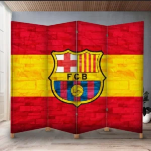 Декоративний екран ширма з принтом "Барселона емблема лого футбол клуб команда"