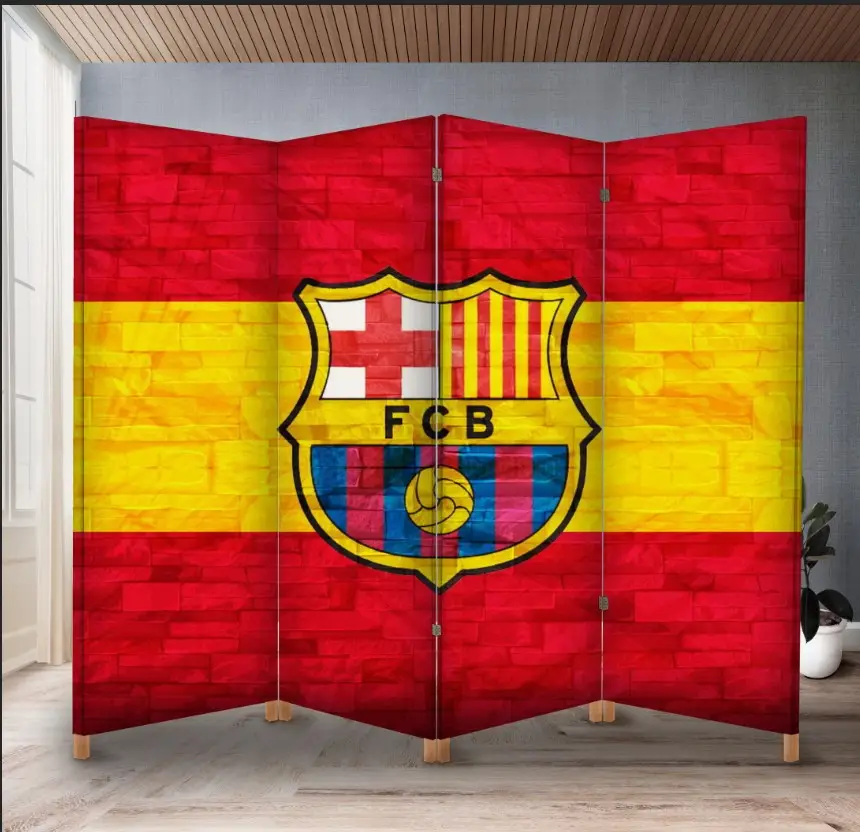 Декоративний екран ширма з принтом "Барселона емблема лого футбол клуб команда"