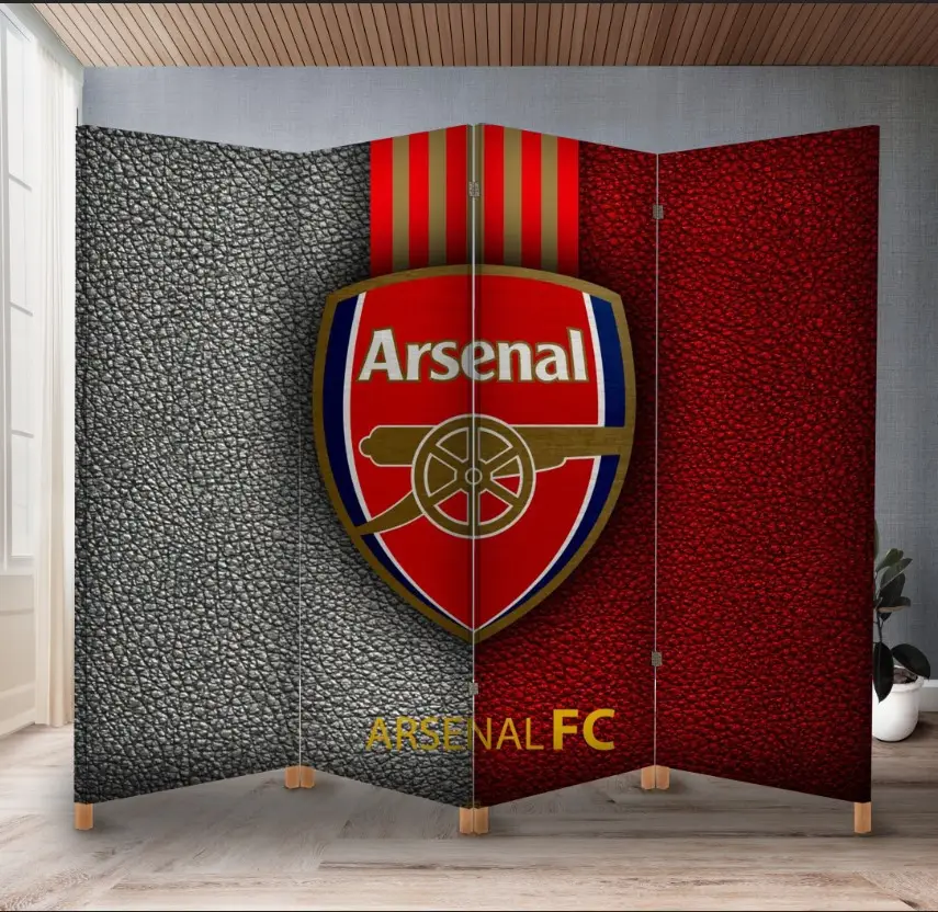 Декоративний екран ширма з принтом "Арсенал футбол клуб команда"