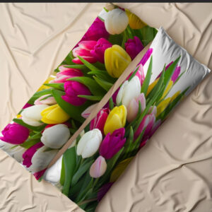 Подушка обіймашка дакімакура "Тюльпани квіти"