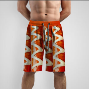 Шорти "Текстура сосиски хот дога" ВСІ Розміри