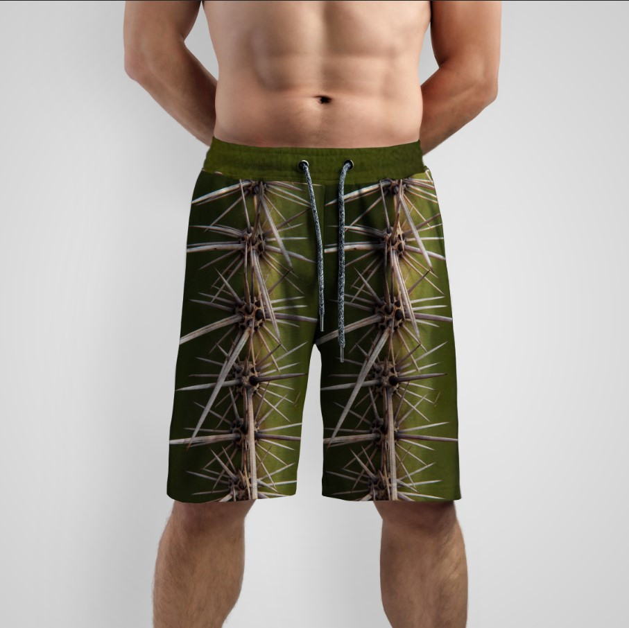 Шорти "Текстура кактуса голки рослина 2" ВСІ Розміри