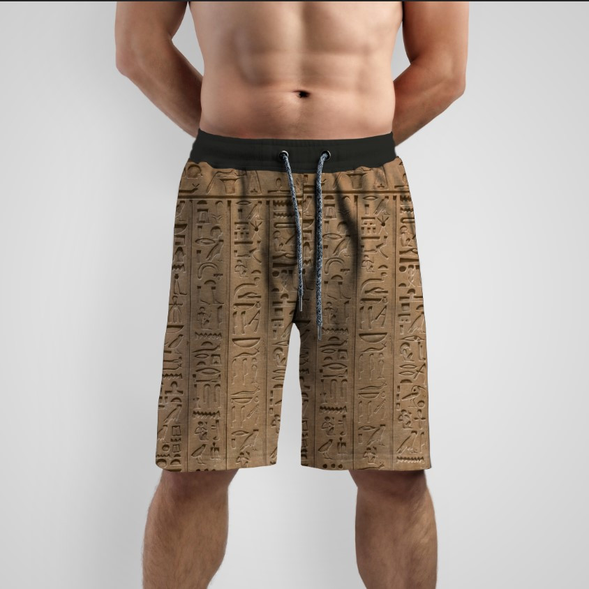 Шорти "Стародавні ієрогліфи на камені єгипет" ВСІ Розміри