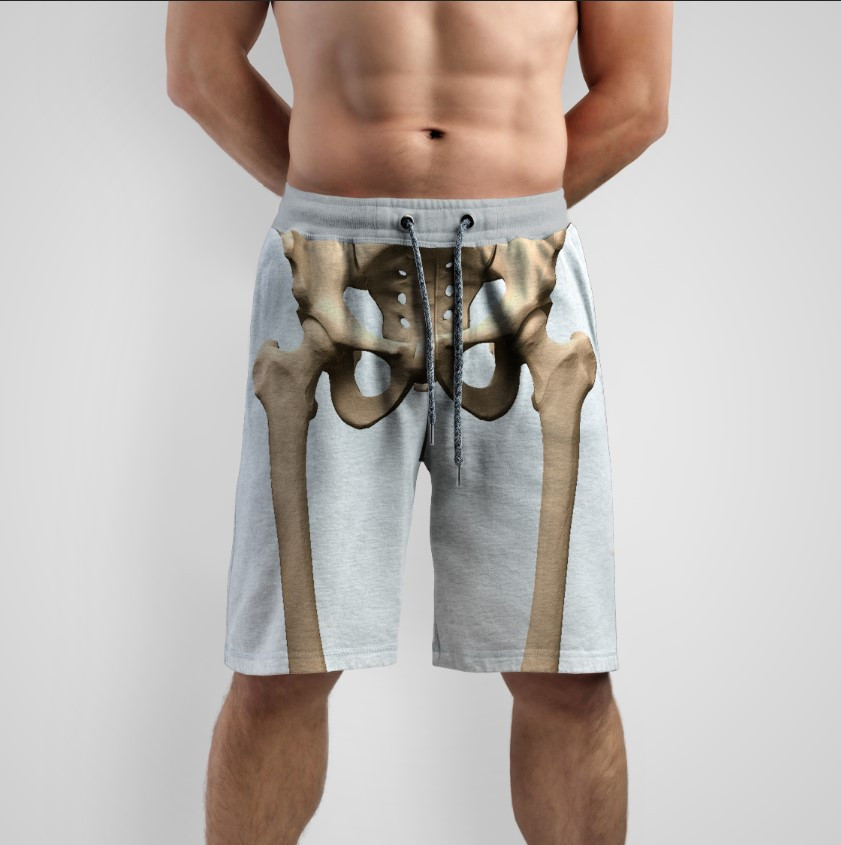 Шорти "Скелет ноги анатомія" ВСІ Розміри