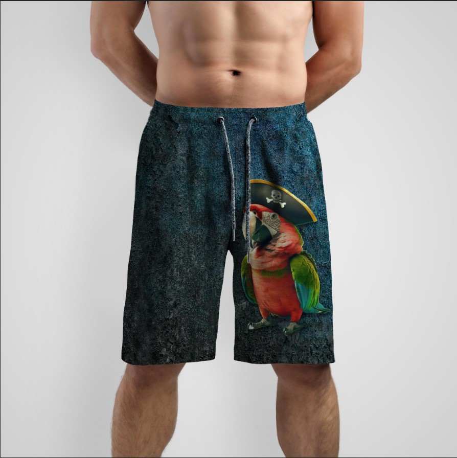 Шорти "Папуга пірат" ВСІ Розміри