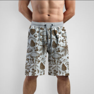 Шорти "Осіння тема лисття гриби" ВСІ Розміри