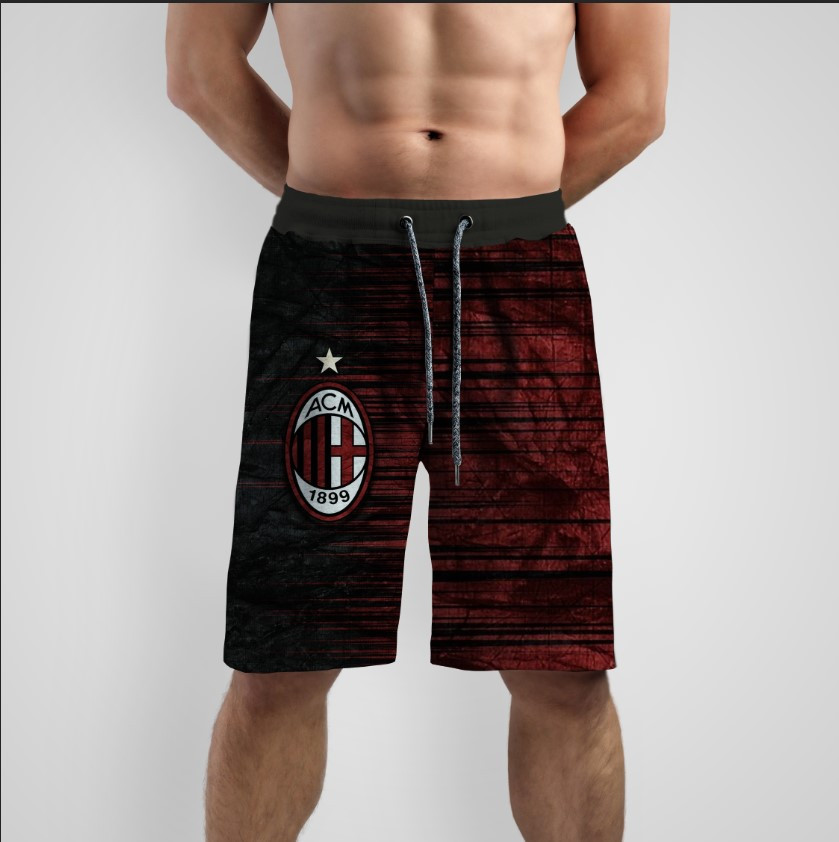 Шорти "Мілан клуб футбол логотип емблема 2" ВСІ Розміри