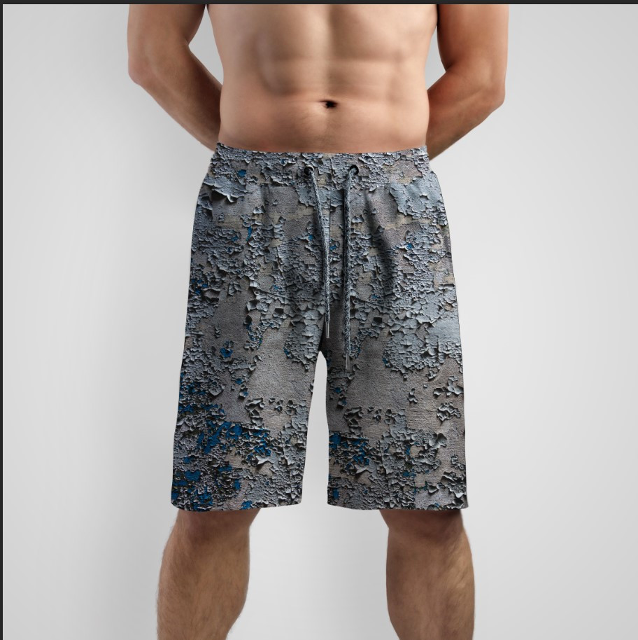 Шорти "Лущена фарба стара текстура стіни" ВСІ Розміри