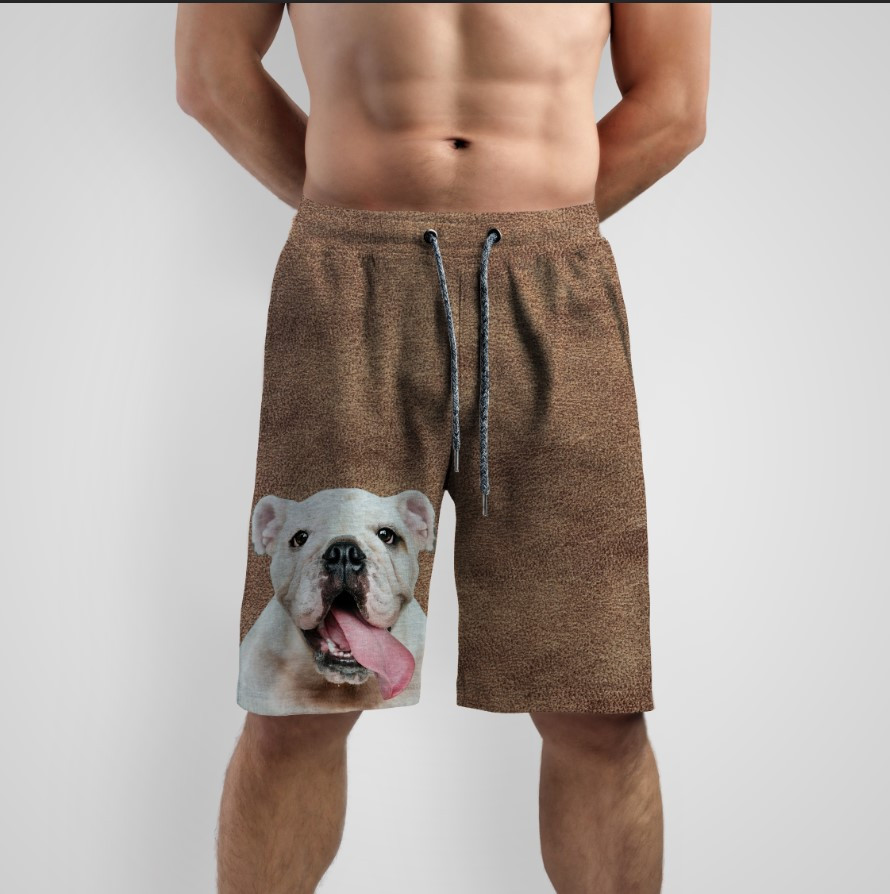 Шорти "Коричневі бульдог собака" ВСІ Розміри