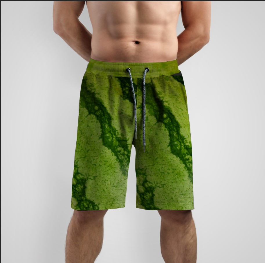 Шорти "Кавун корка текстура 1" ВСІ Розміри