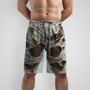 Шорти "Зомбі текстура стара тканина рвана шкіра" ВСІ Розміри