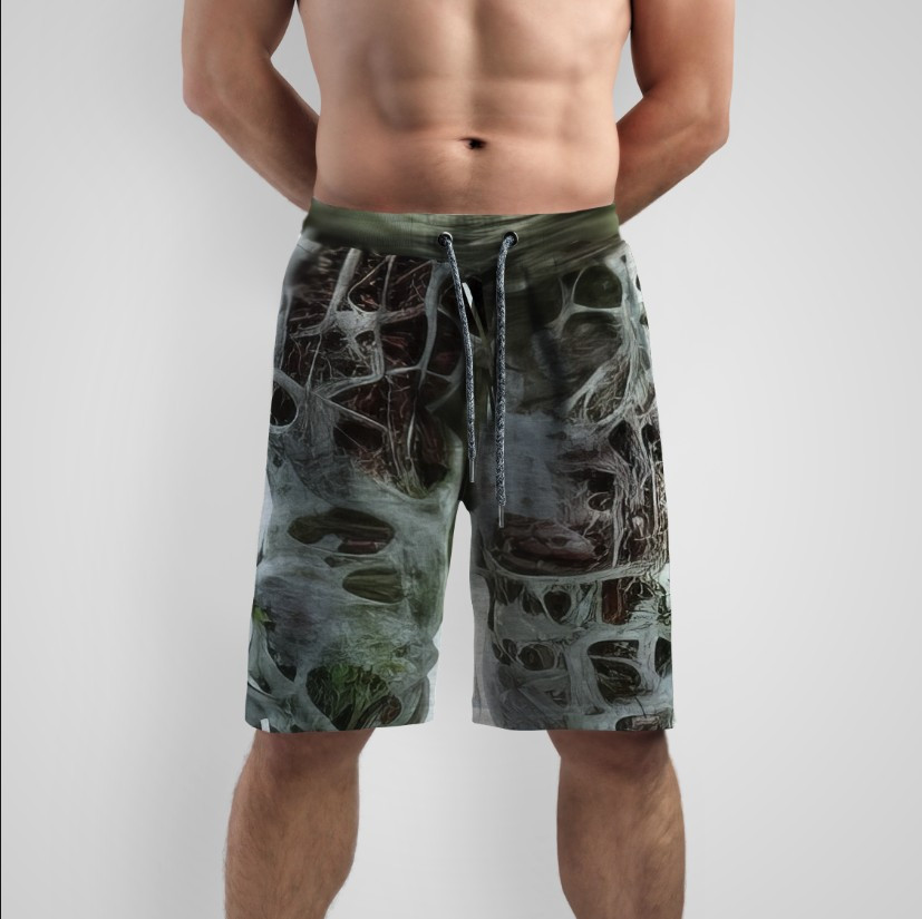 Шорти "Зомбі текстура стара тканина рвана" ВСІ Розміри