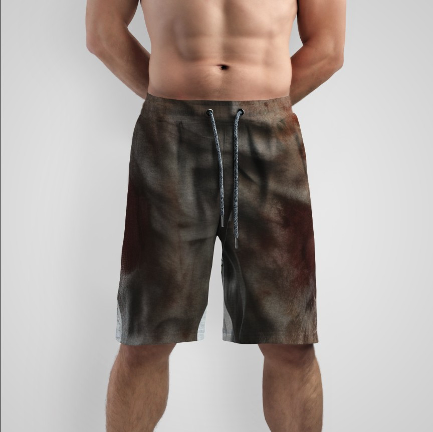 Шорти "Зомбі текстура стара тканина" ВСІ Розміри