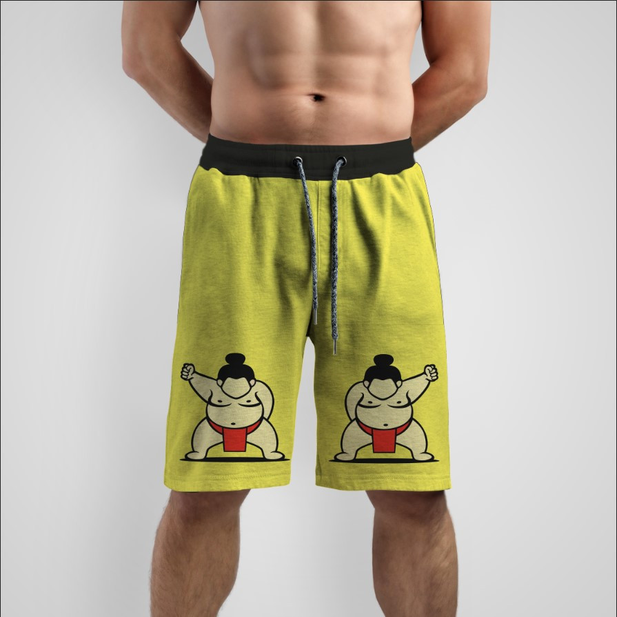 Шорти "Жовтого кольору сумоїст" ВСІ Розміри