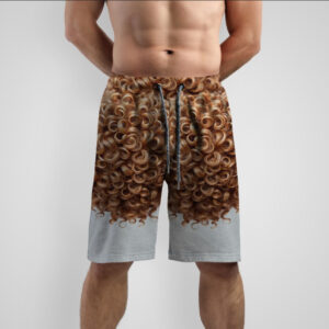 Шорти "Волосся кучеряве текстура" ВСІ Розміри