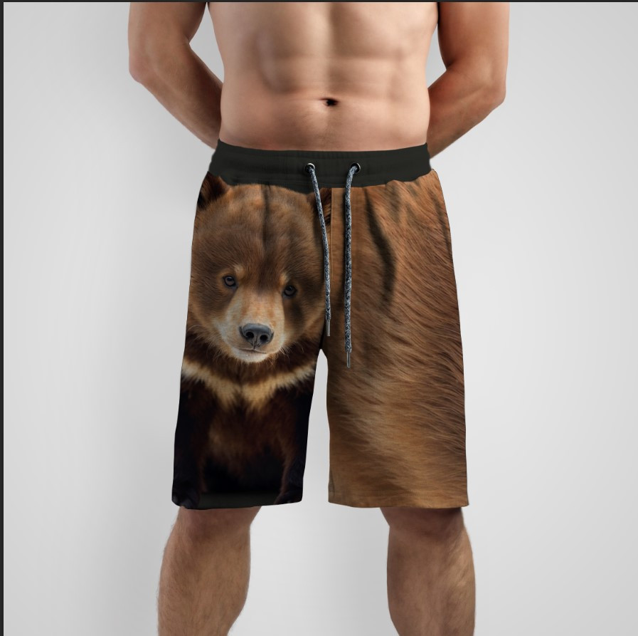 Шорти "Бурий ведмідь тварина" ВСІ Розміри