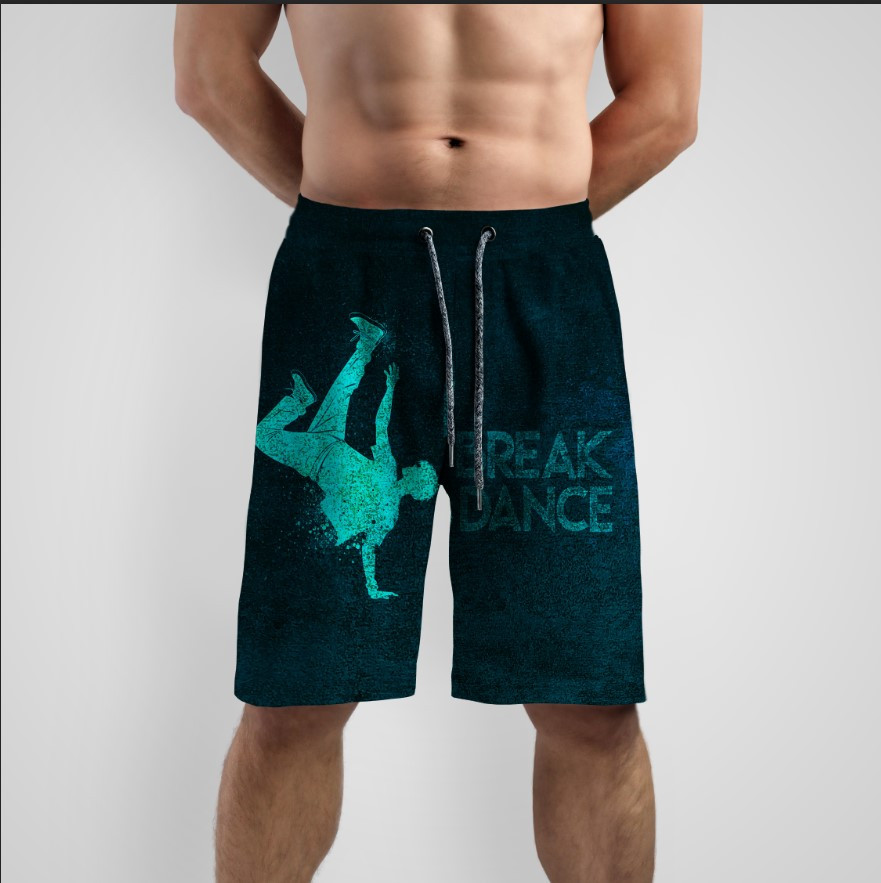 Шорти "Брейк данс силует хлопця" ВСІ Розміри