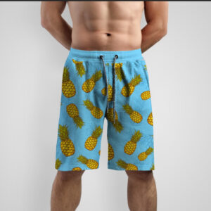 Шорти "Блакитні з ананасами" ВСІ Розміри