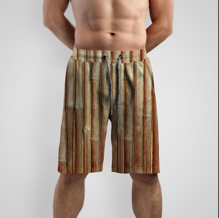 Шорти "Бамбук текстура дерева" ВСІ Розміри