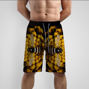 Шорти "3д геометричні соти вулик бджоли" ВСІ Розміри