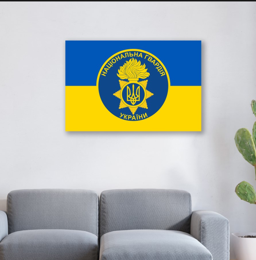 Картина в рамі "Емблема НГУ ЗСУ України 1" панно