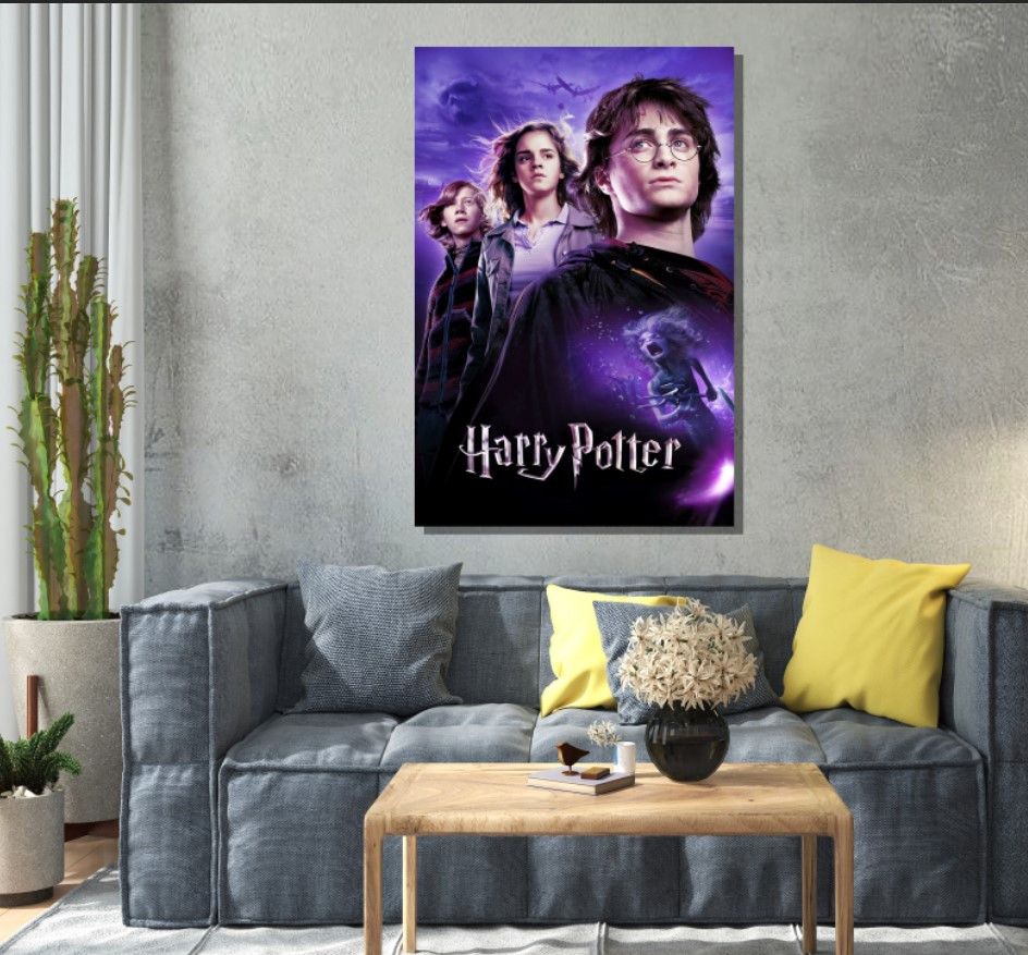 Картина в рамі "Гаррі Поттер персонажі фільм рон герміона" панно