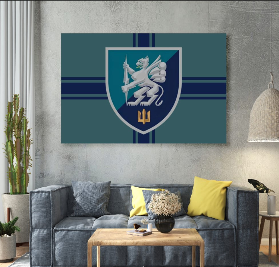 Картина в рамі "501 ОБМП ЗСУ" панно