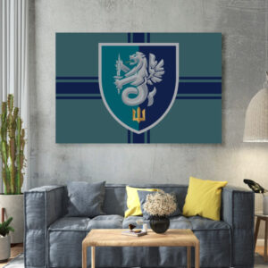 Картина в рамі "37 бригада морської піхоти ЗСУ 2" панно