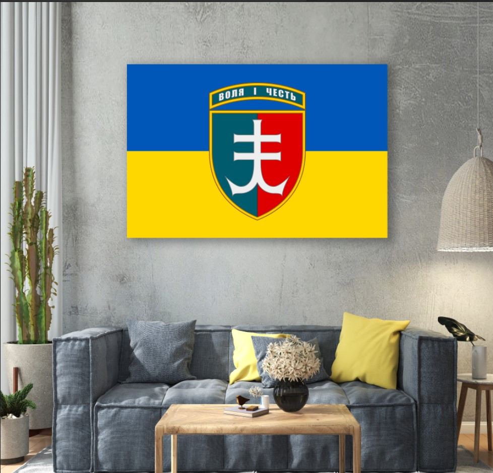 Картина в рамі "35 ОБМП ЗСУ" панно