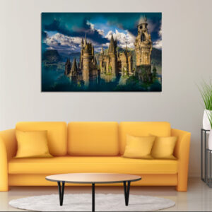 Картина в рамі "Гаррі Поттер хогвартс замок природа 1" панно
