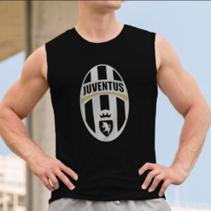 Футболка безрукавка майка "Ювентус клуб футбол емблема" ВСІ Розміри Преміум тканина