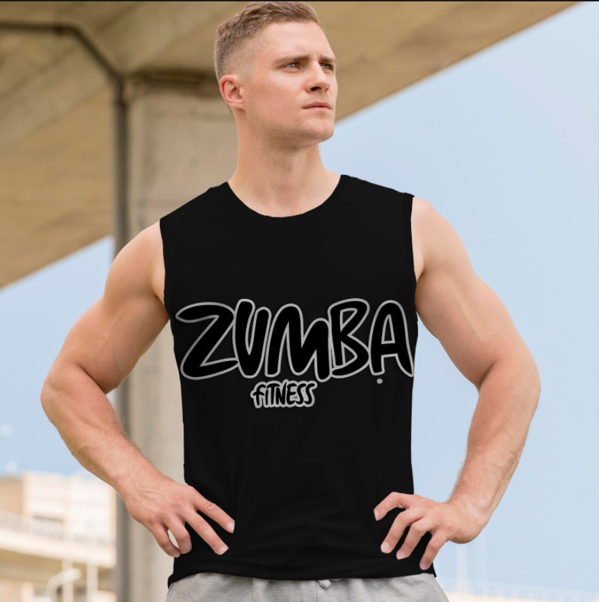 Футболка безрукавка майка "Фітнес м'язи спорт напис зумба йога" ВСІ Розміри Преміум тканина