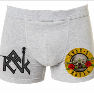 Труси чоловічі "Guns N Roses Ганс Ен Роузес рок гурт музика" ВСІ Розміри Преміум тканина