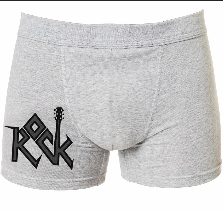 Труси боксери "Рок арт напис" ВСІ Розміри Преміум тканина