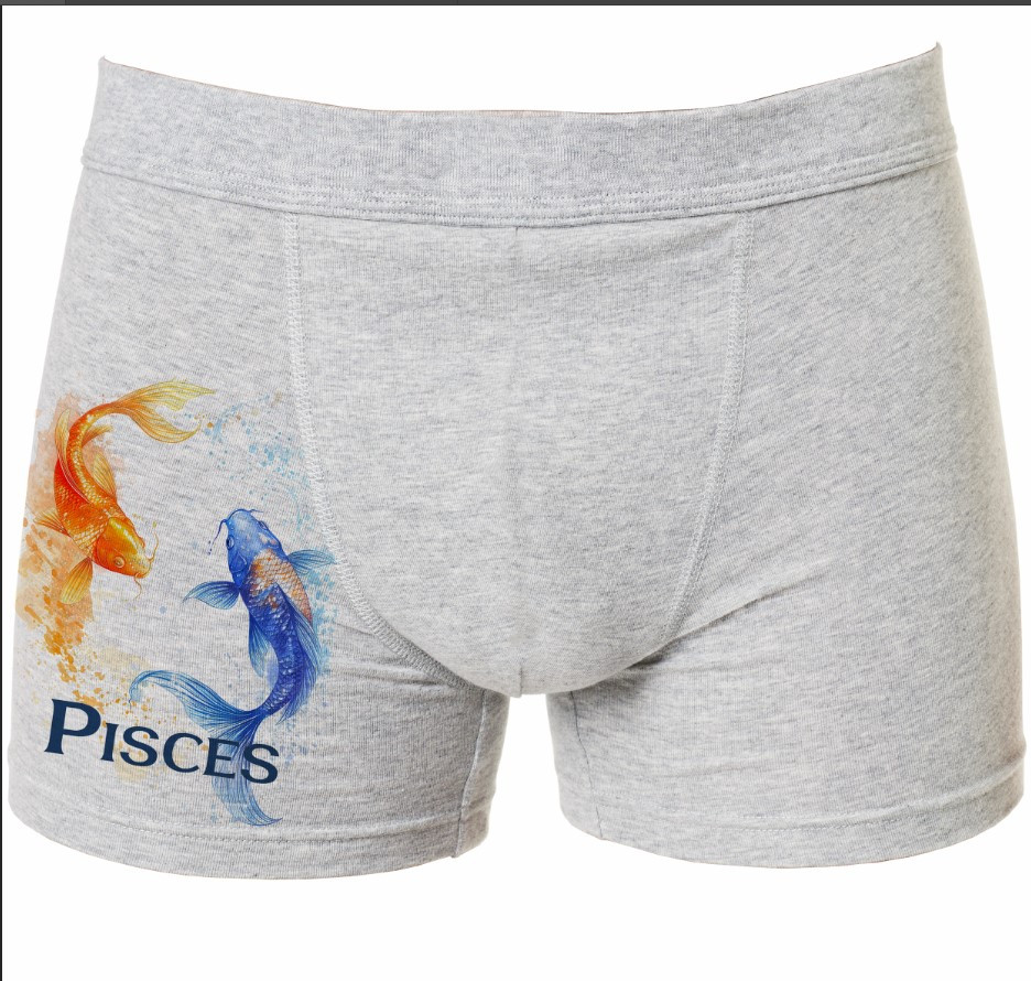 Труси боксери "Риби знак зодіаку 1" ВСІ Розміри Преміум тканина