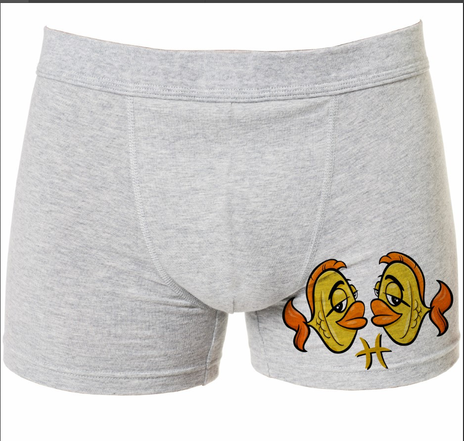 Труси боксери "Риби знак зодіаку" ВСІ Розміри Преміум тканина